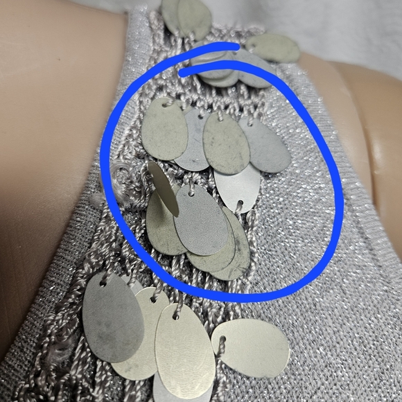Joseph Silver Metallic Knit Top - Picture 6 of 6